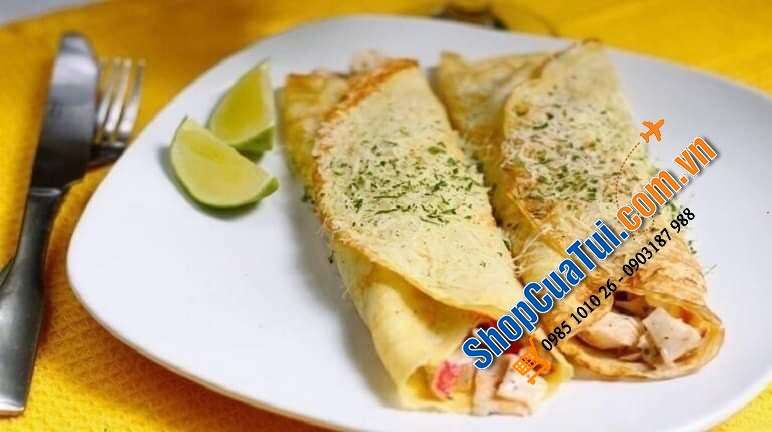 Máy làm bánh Crepes Maker Russell Hobbs màu đen