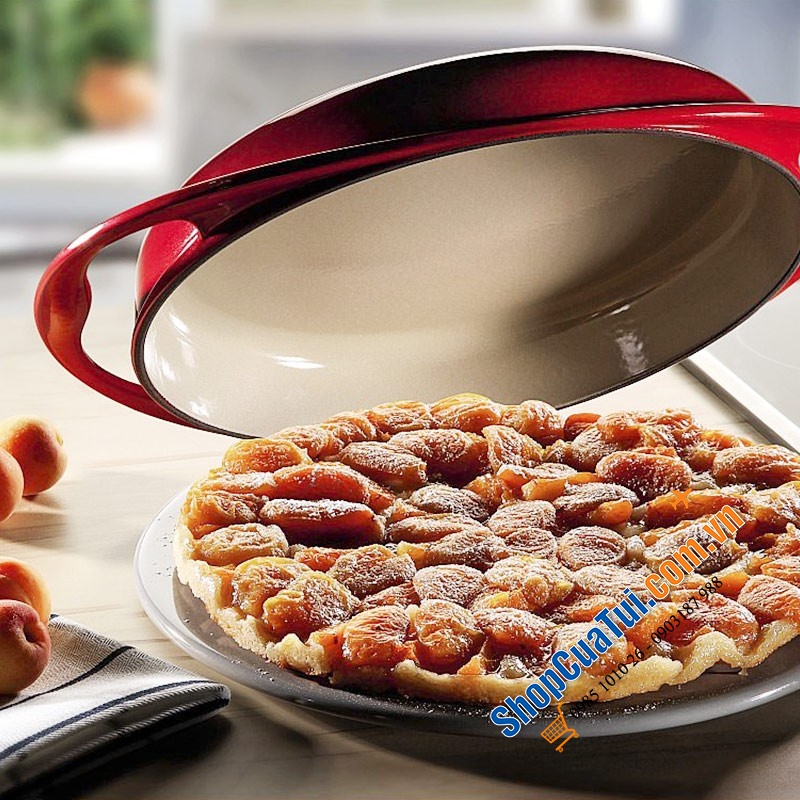 CHẢO RÁN - KHUÔN BÁNH - KHUÔN NƯỚNG LE CREUSET TATIN 25 CM - MÀU ĐỎ