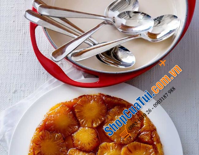 CHẢO RÁN - KHUÔN BÁNH - KHUÔN NƯỚNG LE CREUSET TATIN 25 CM - MÀU ĐỎ