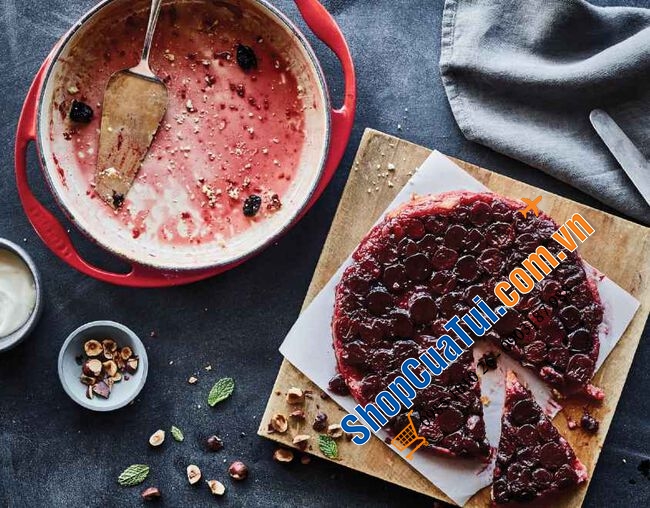 CHẢO RÁN - KHUÔN BÁNH - KHUÔN NƯỚNG LE CREUSET TATIN 25 CM - MÀU ĐỎ