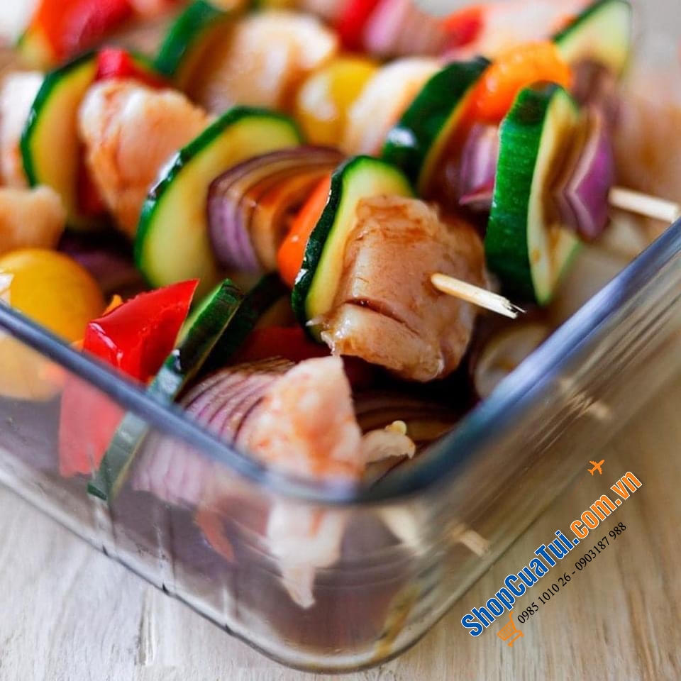 SET ÂU ĐÔI BỎ LÒ THUỶ TINH PYREX - MADE IN FRANCE.