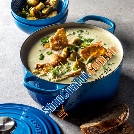 NỒI LE CREUSET MÀU XANH SIZE 18cm