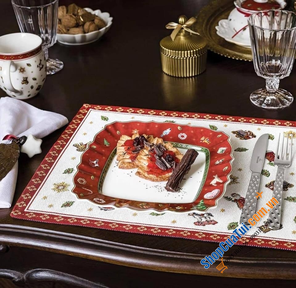 TẤM LÓT BÁT ĐĨA VILLEROY BOCH NOEL.