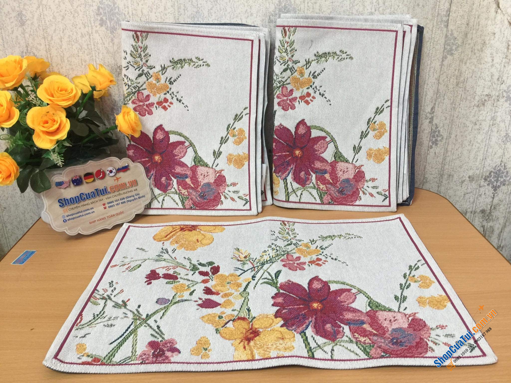 SET 2 TẤM LÓT BÁT ĐĨA VILLEROY BOCH NOEL - Kích thước 48x32 cm