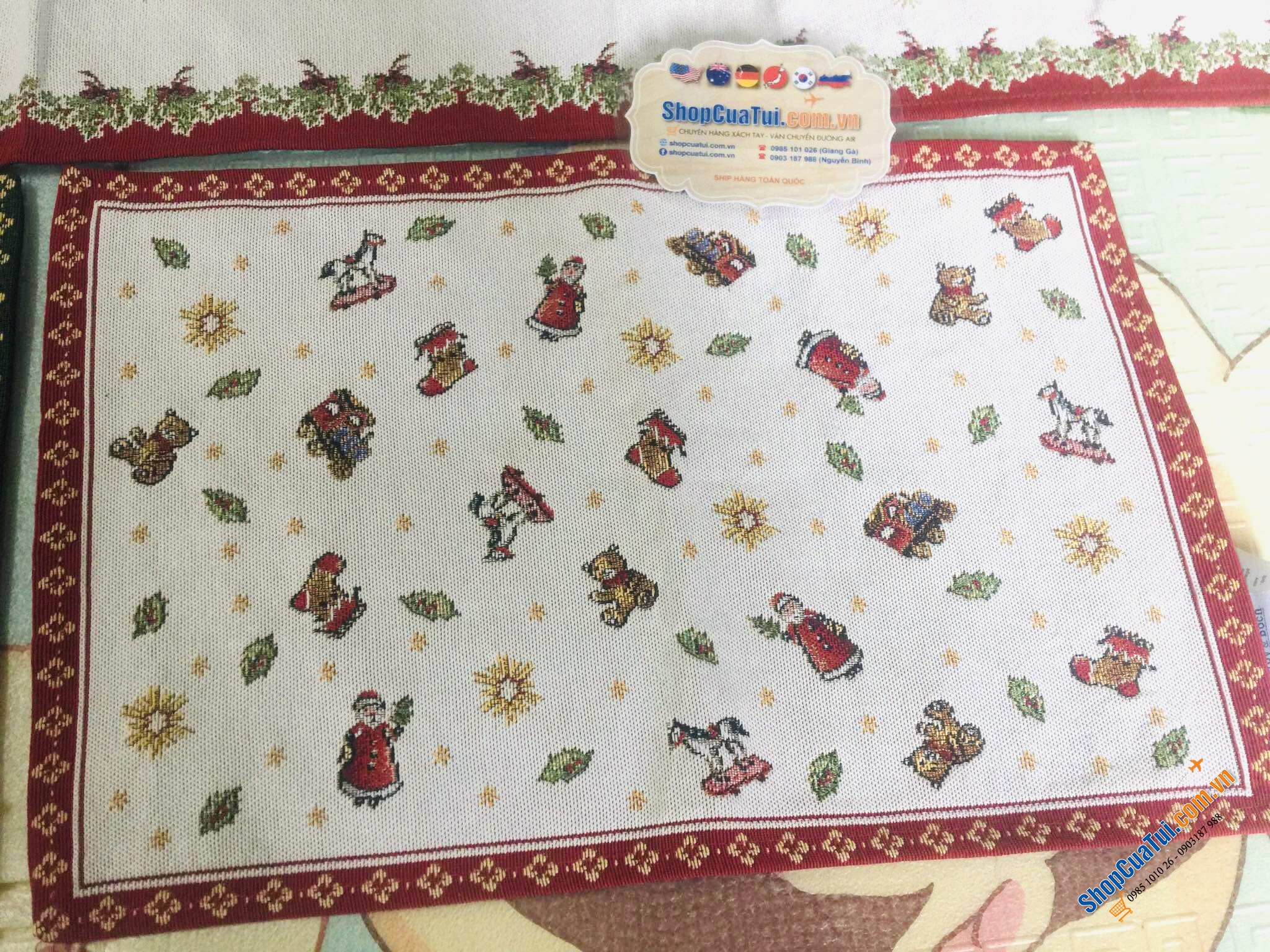 SET 2 TẤM LÓT BÁT ĐĨA VILLEROY BOCH NOEL - Kích thước 48x32 cm