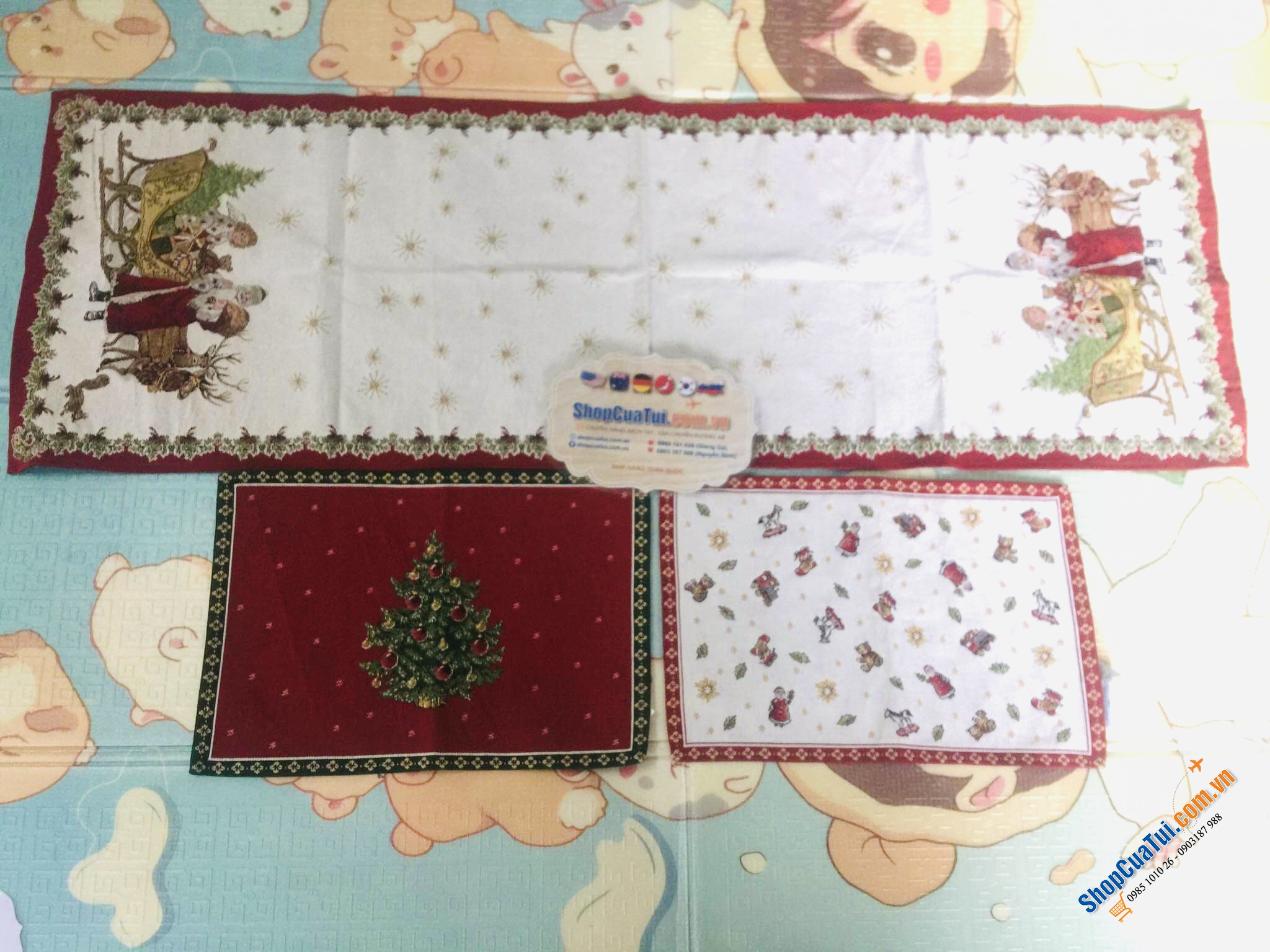 SET 2 TẤM LÓT BÁT ĐĨA VILLEROY BOCH NOEL - Kích thước 48x32 cm