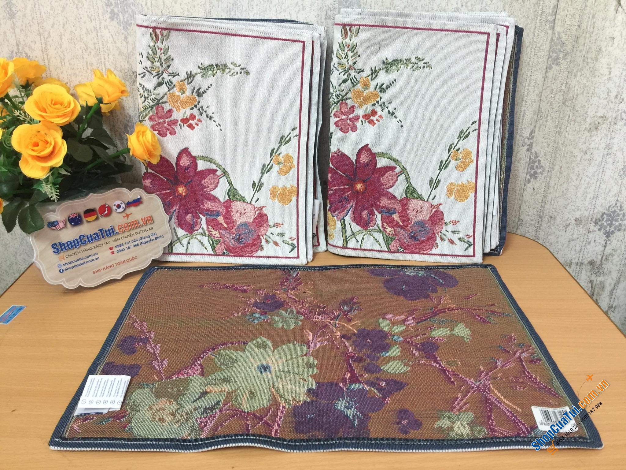 SET 2 TẤM LÓT BÁT ĐĨA VILLEROY BOCH NOEL - Kích thước 48x32 cm