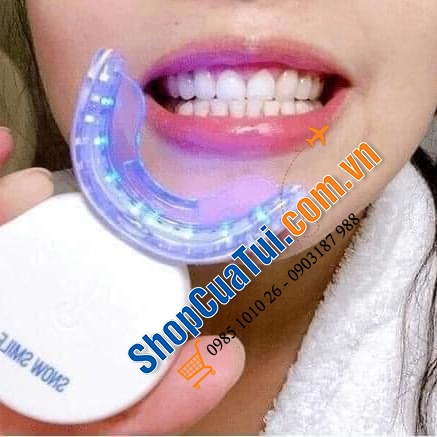 Máy Làm Trắng Răng White Glo White Accelerator Blue Light Teeth Whitening System