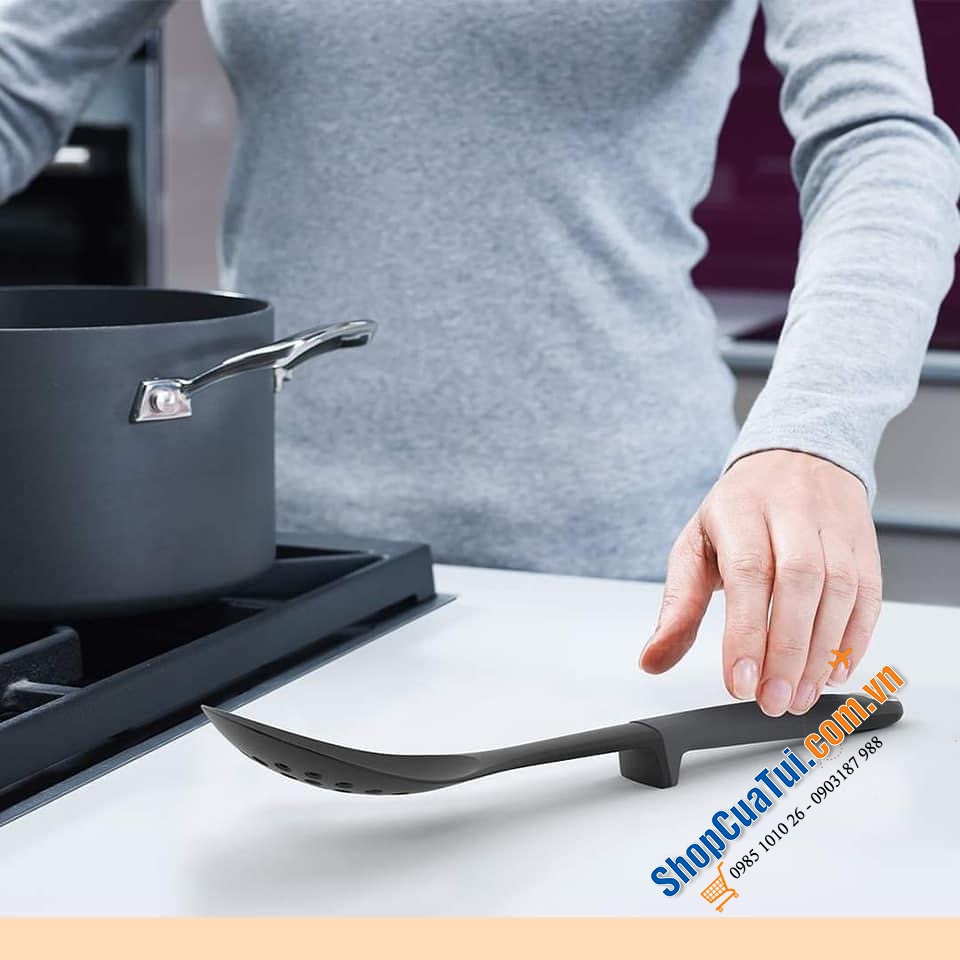 Bộ dụng cụ nấu ăn Joseph Joseph Elevate Carousel with Tongs – Grey