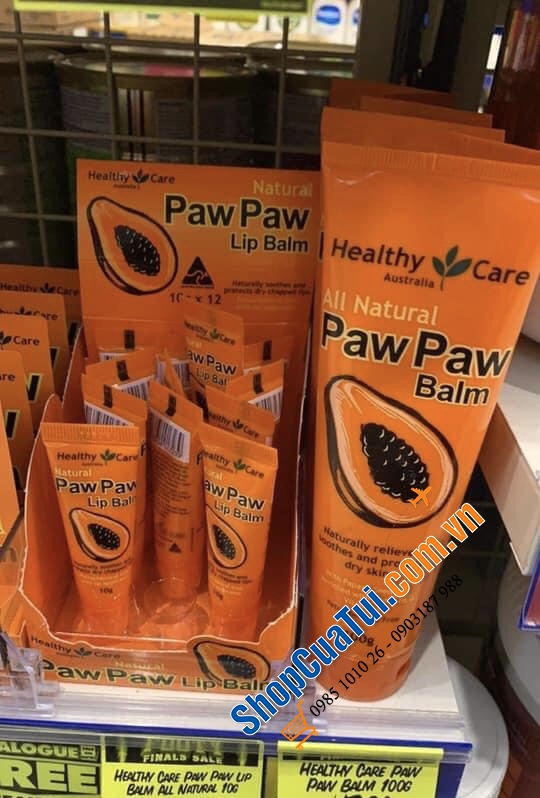 Kem dưỡng da khô kem đu đủ đa năng Healthy Care Paw Paw Balm 100g