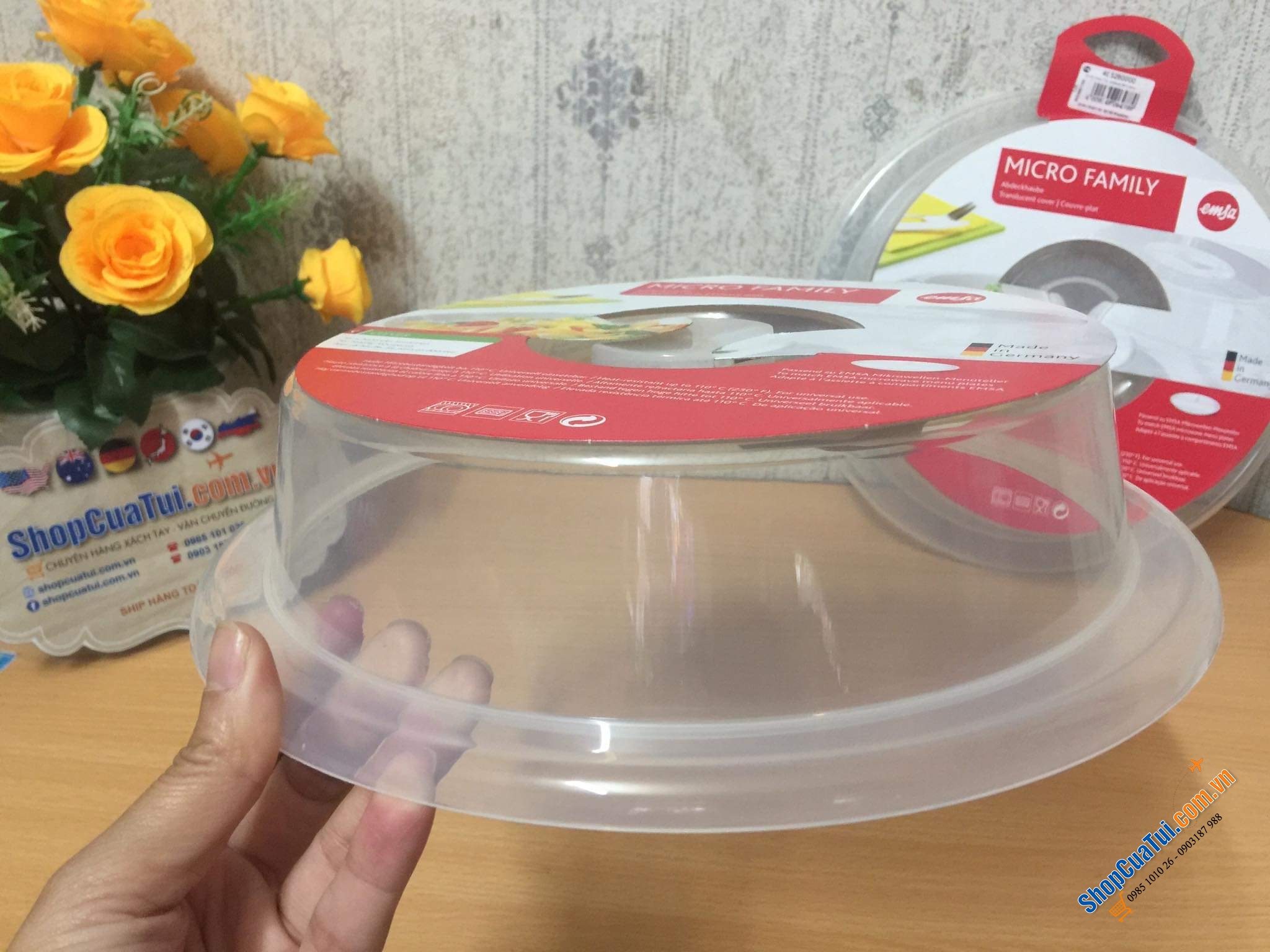 ÚP LÒ VI SÓNG EMSA FAMILY - MADE IN GERMANY.