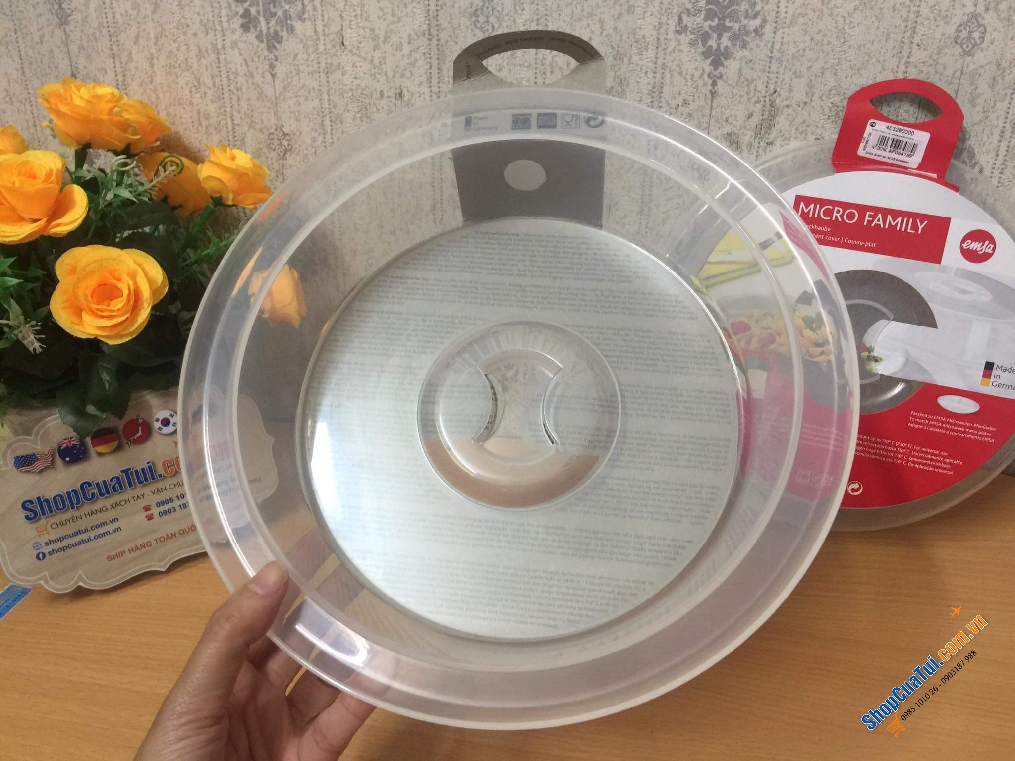 ÚP LÒ VI SÓNG EMSA FAMILY - MADE IN GERMANY.