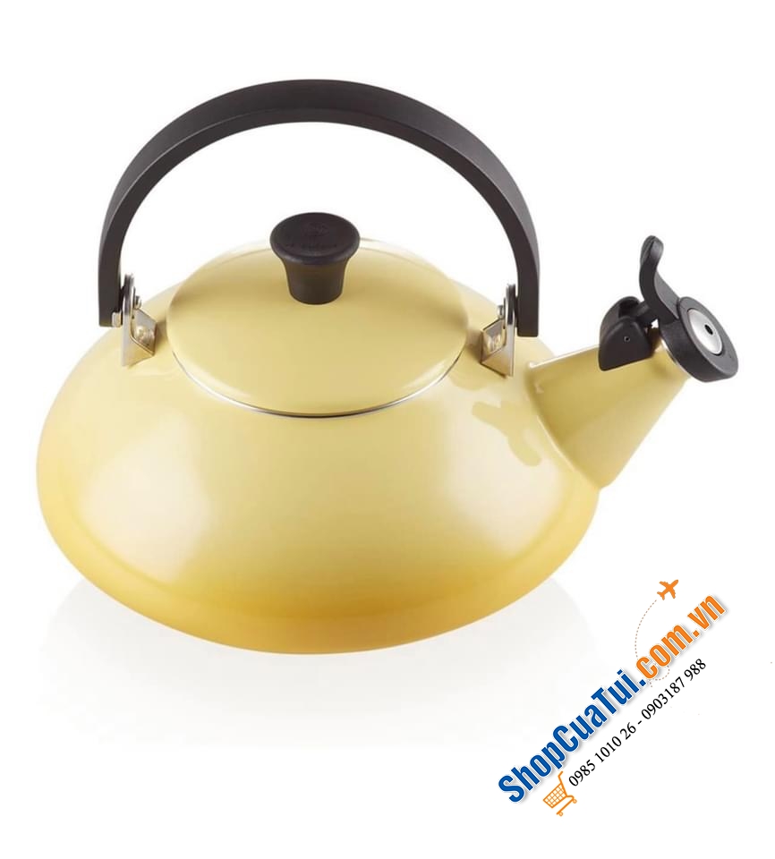 ẤM LE CREUSET ZEN 1.5 lít ( ấm đun nước màu vàng quá đẹp)