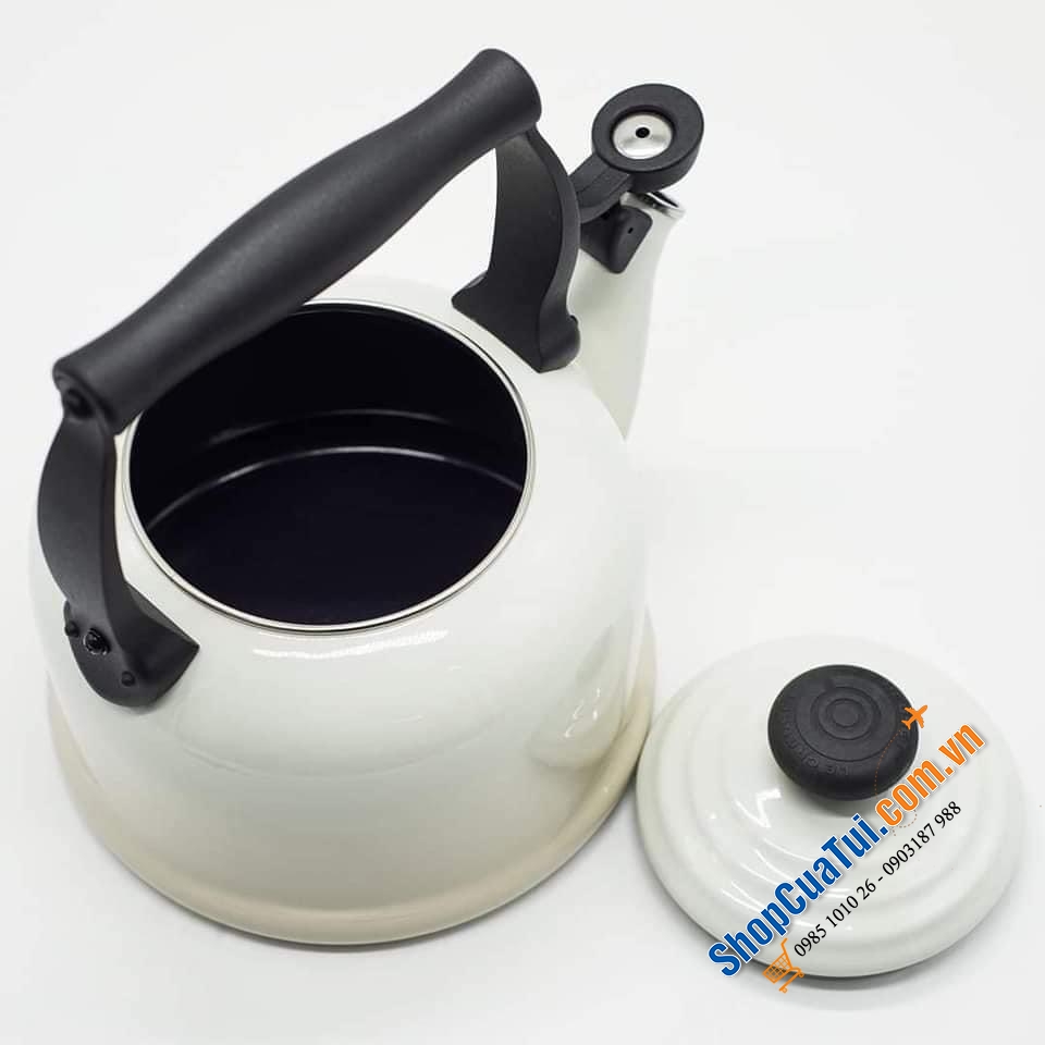 Ấm Đun Nước Le Creuset DEMI SHELL MÀU TRẮNG 1,1 LÍT