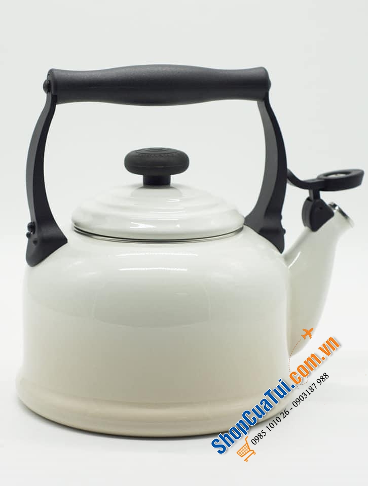 Ấm Đun Nước Le Creuset DEMI SHELL MÀU TRẮNG 1,1 LÍT