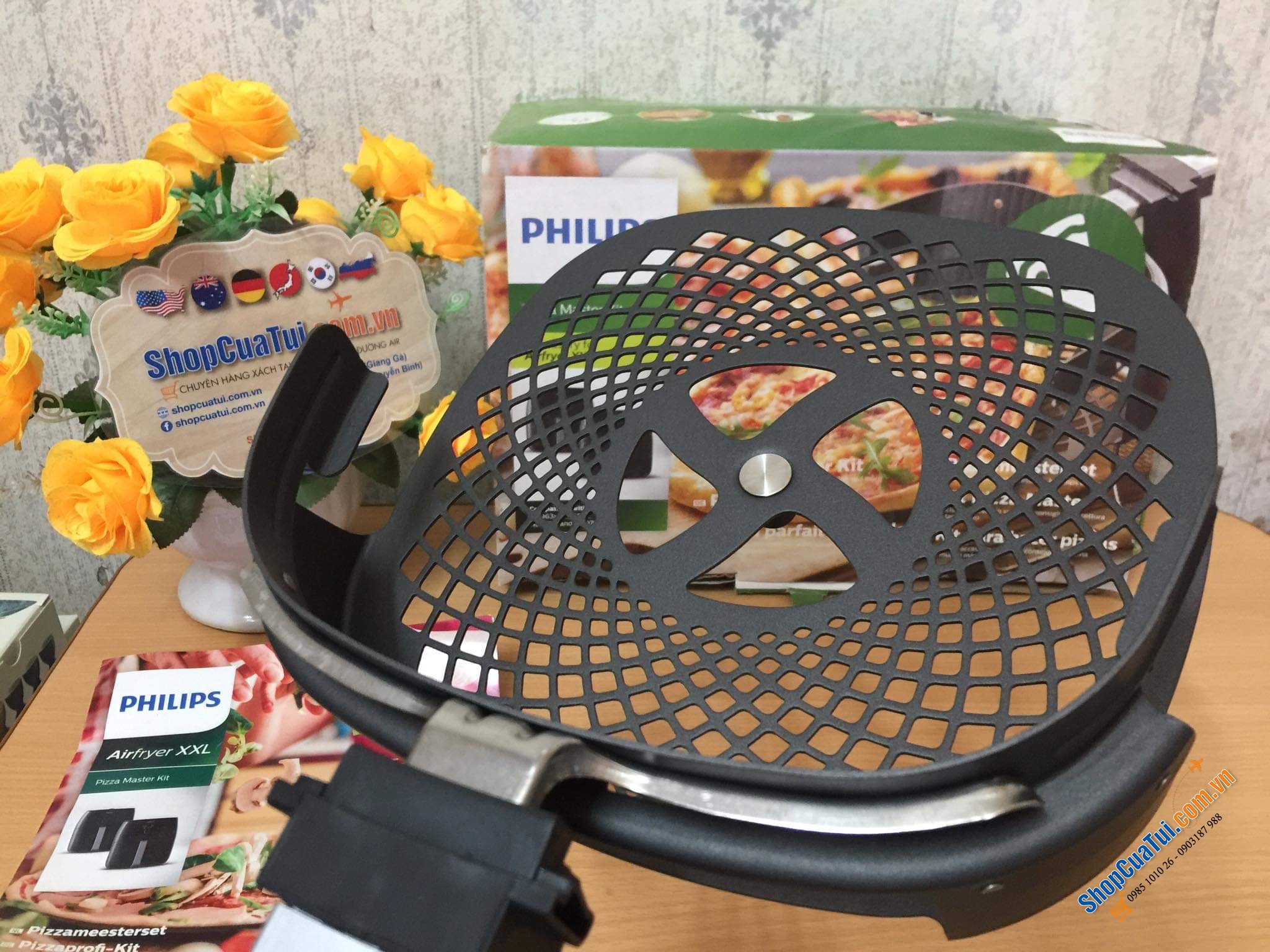 PHỤ KIỆN KHAY NƯỚNG PIZZA PHILIPS HD9953/00