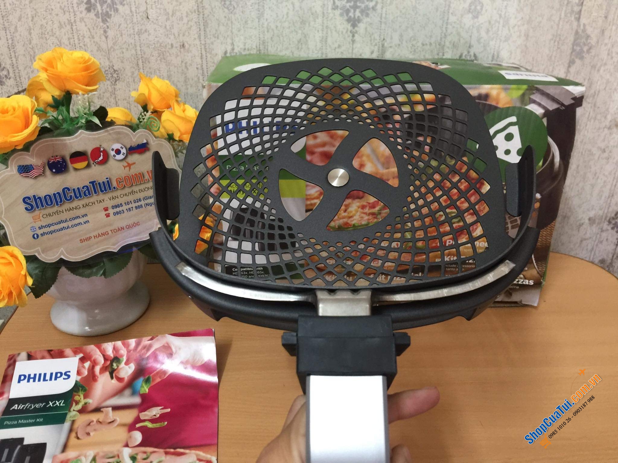 PHỤ KIỆN KHAY NƯỚNG PIZZA PHILIPS HD9953/00