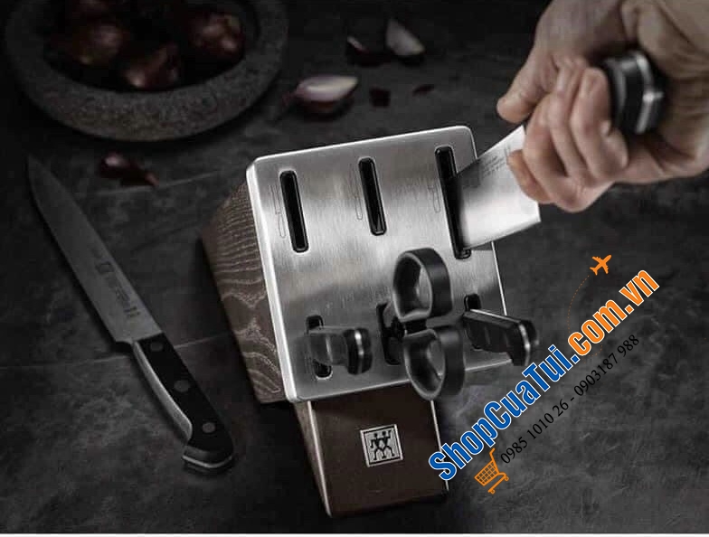 BỘ DAO TỰ MÀI ZWILLING GOURMET 7 MÓN - set dao có khả năng tự mài - made in Germany