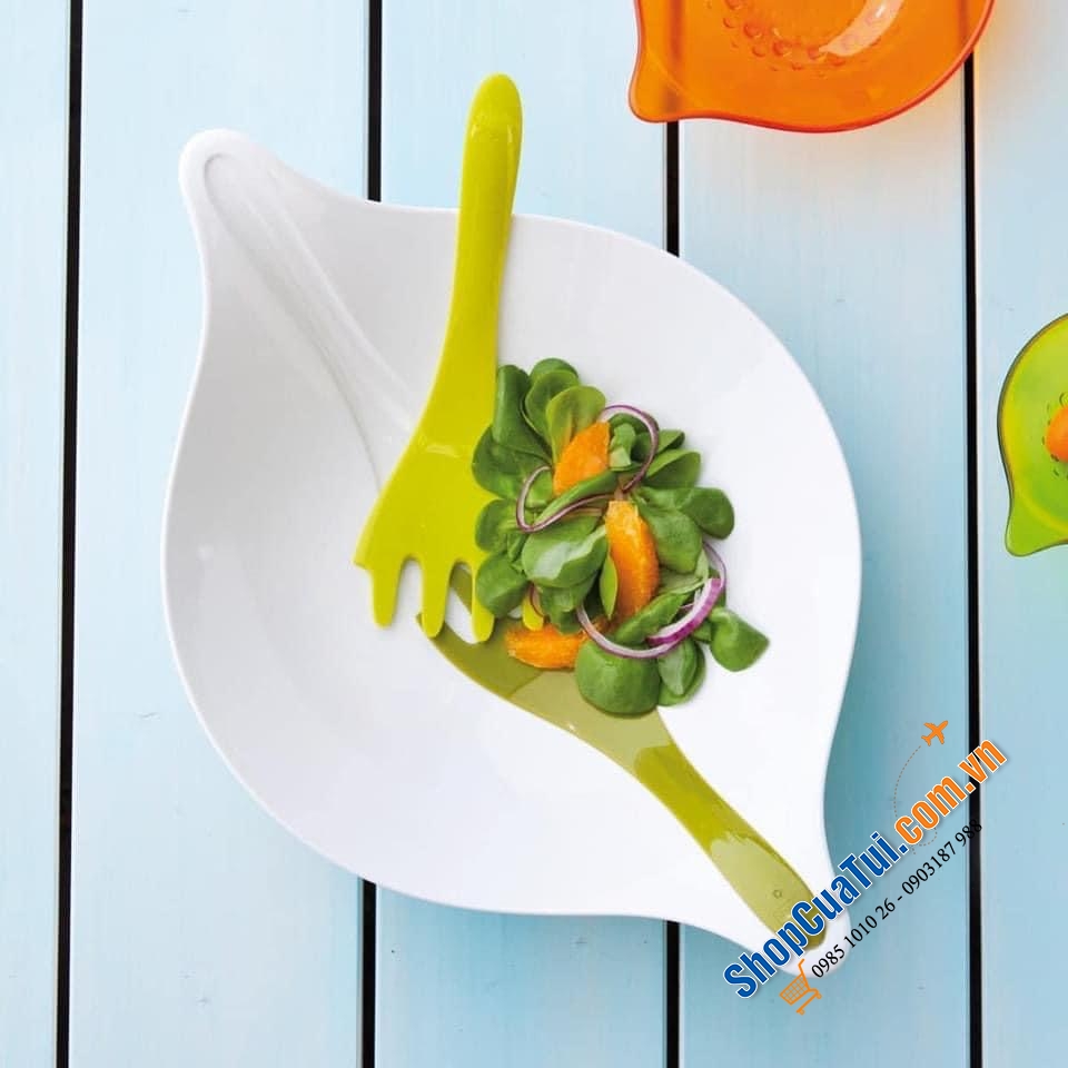 SET BÁT TRỘN SALAT KÈM THÌA TRỘN KOZIOL - MADE IN GERMANY.