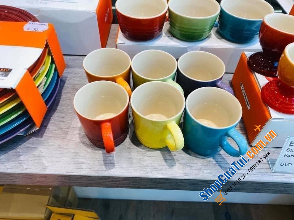 BỘ 6 CỐC LE CREUSET CẦU VỒNG 100ml KÈM HỘP