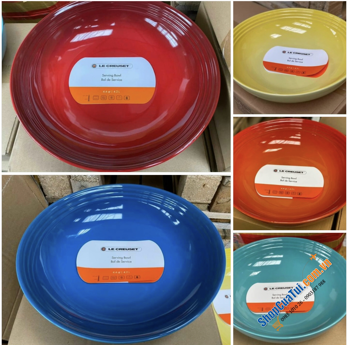 BÁT CẦU VỒNG SIÊU TO LE CREUSET 32cm - 4,2L