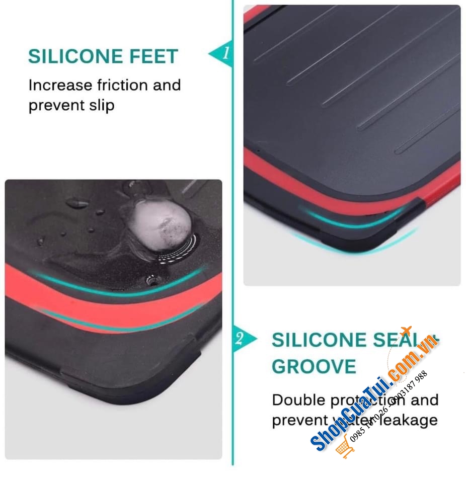 THỚT RÃ ĐÔNG VÀ THÁI 2 in 1 GEMITTO.