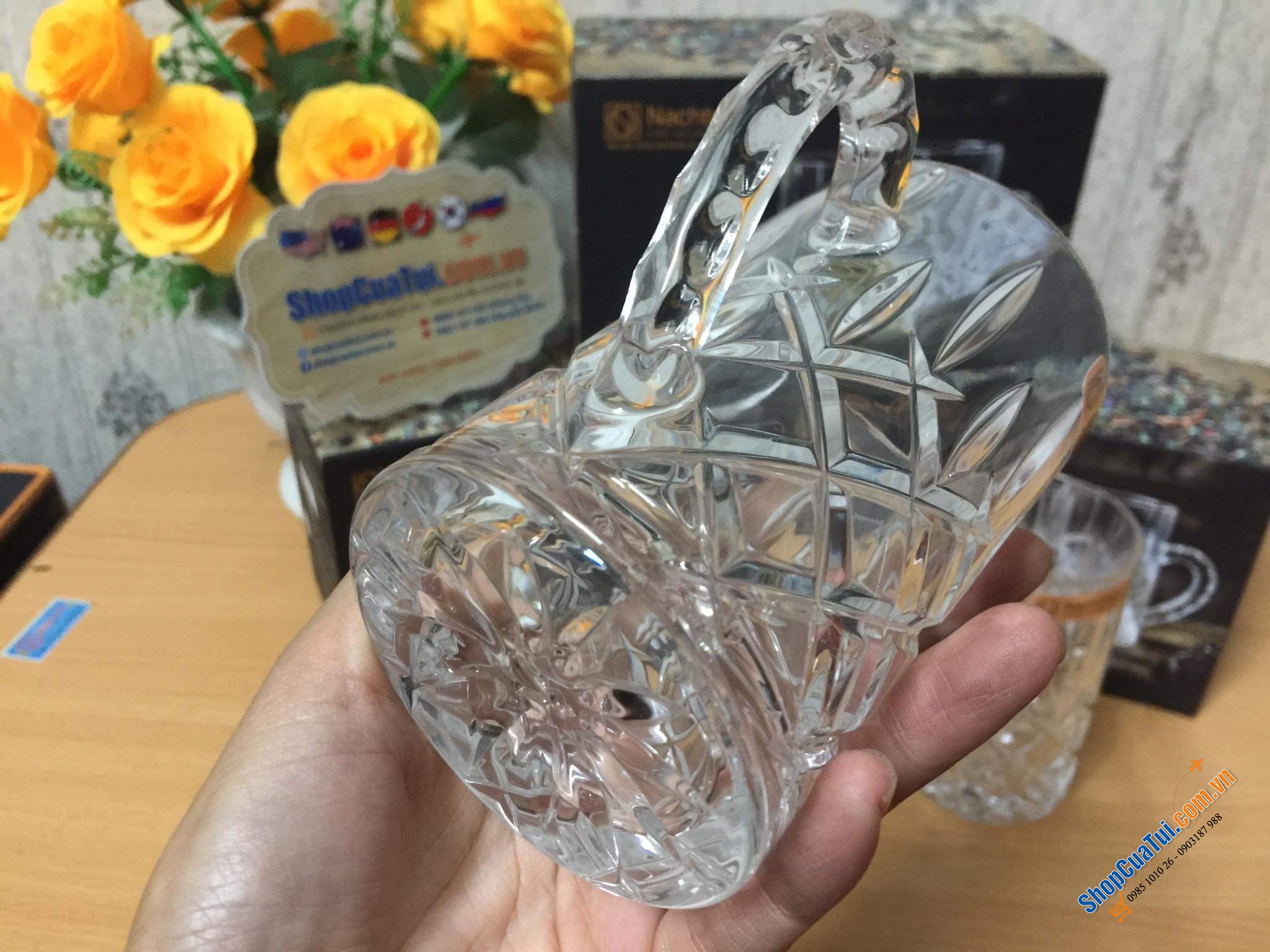 Set 2 cốc uống trà, uống bia Nachtmann Teeglas Noblesse 103767 dung tích 250ml