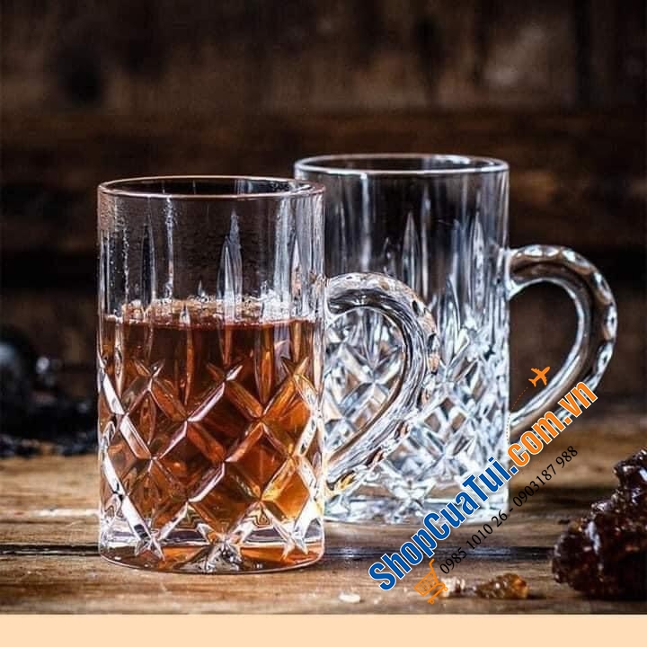 Set 2 cốc uống trà, uống bia Nachtmann Teeglas Noblesse 103767 dung tích 250ml