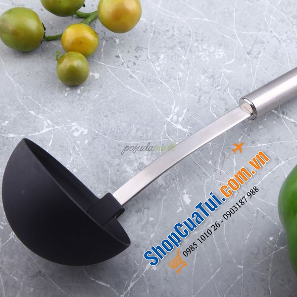 Muôi nấu bếp WMF profi plus 30cm - Muỗng Múc Canh Wmf Grivory Profi Plus 18.7477.6030