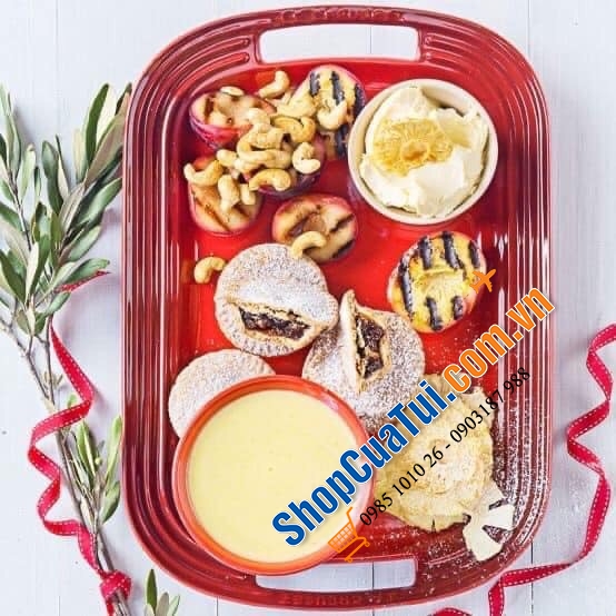 KHAY BBQ CHỮ NHẬT LE CREUSET SIZE 31CM