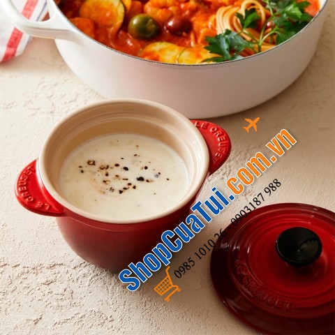 ÂU SỨ LE CREUSET EVERY 13CM ĐỎ, CAM, XANH