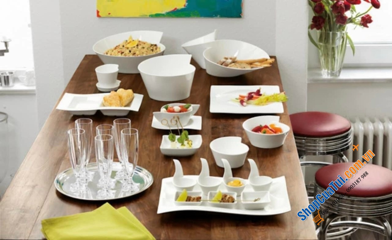 Shopcuatui Vn Set M N N Villeroy Boch New Wave Antipasti