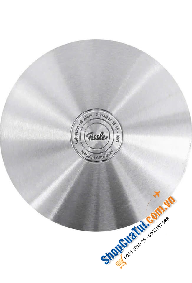 Chảo Inox tay cầm hai bên Fissler Pure Collection Serving Ø24cm.