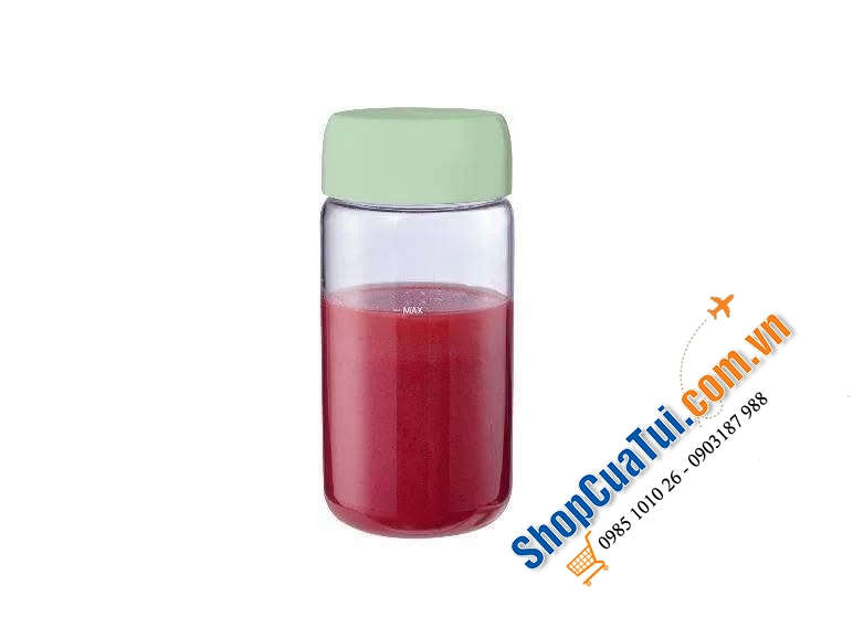 Máy xay sinh tố mini SILVERCREST Germany Smoothie màu mint.