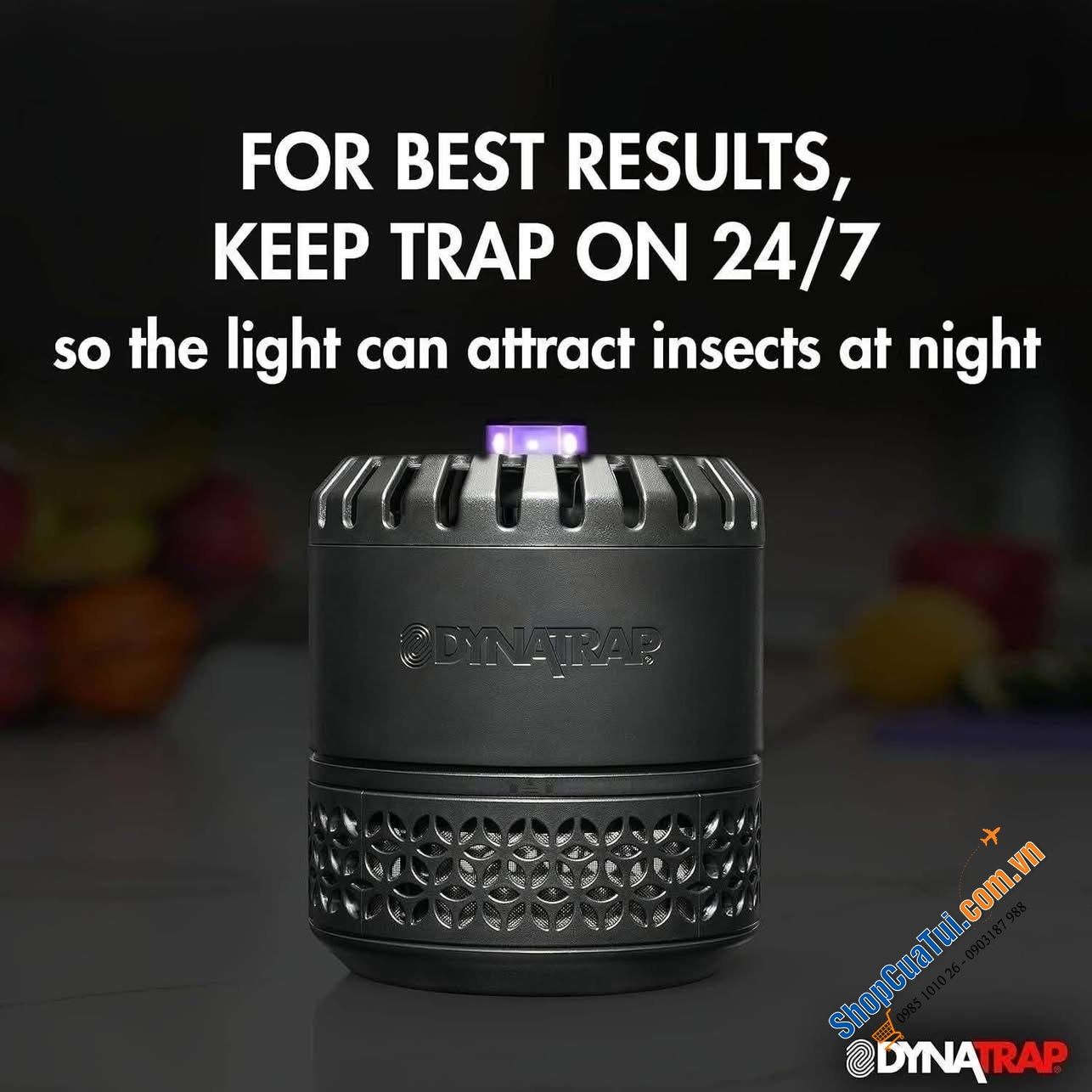 Đèn bắt muỗi Dynatrap mẫu mới.