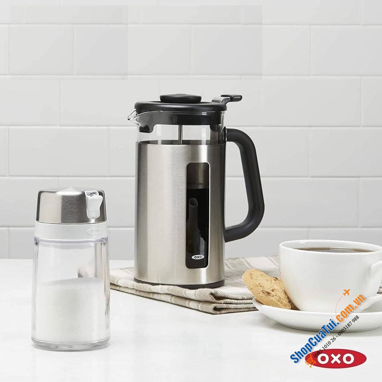 Hộp đựng đường OXO.