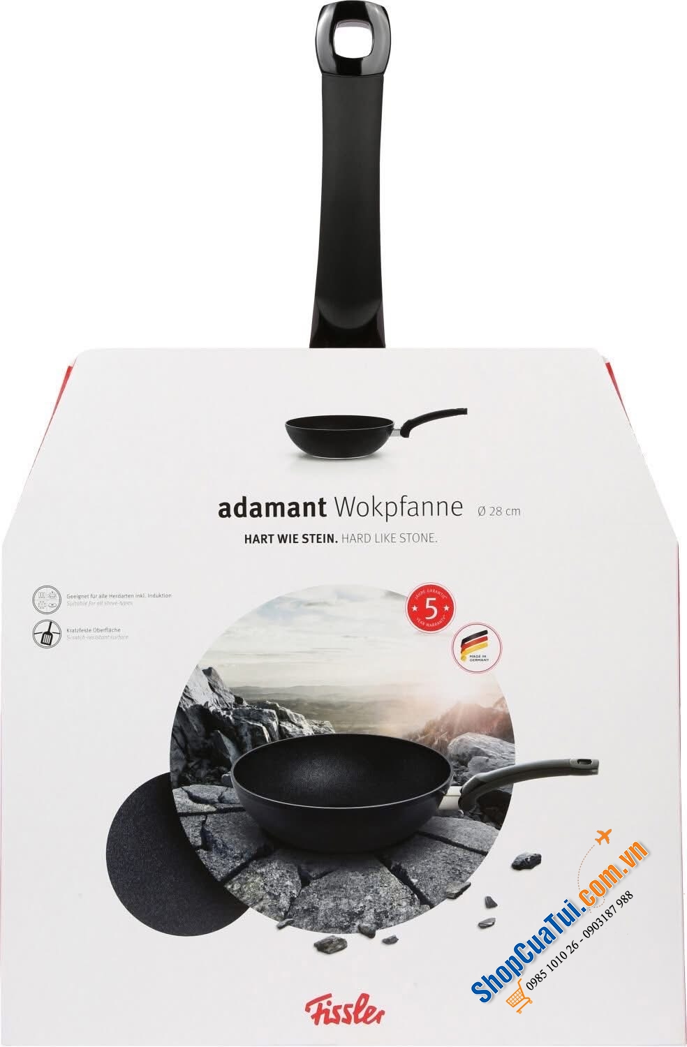 Chảo sâu lòng Fissler Adamant  28cm made in Germany.
