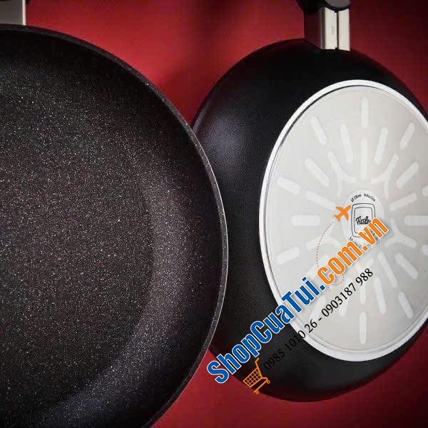 Chảo chống dính đá hoa cương Fissler Stardust Forte Classic 24cm.   Chảo chống dính đá hoa cương Fissler Stardust Forte Classic 28cm.   Chảo sâu lòng đá hoa cương Fissler Stardust Forte Classic 28cm.
