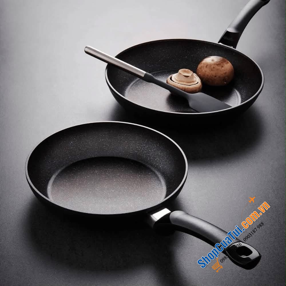 Chảo chống dính đá hoa cương Fissler Stardust Forte Classic 24cm.   Chảo chống dính đá hoa cương Fissler Stardust Forte Classic 28cm.   Chảo sâu lòng đá hoa cương Fissler Stardust Forte Classic 28cm.