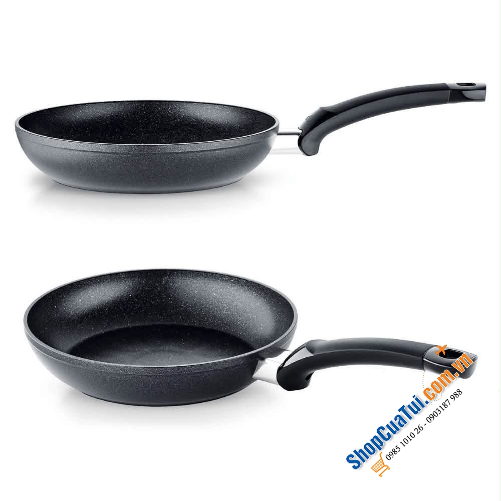 Chảo chống dính đá hoa cương Fissler Stardust Forte Classic 24cm.   Chảo chống dính đá hoa cương Fissler Stardust Forte Classic 28cm.   Chảo sâu lòng đá hoa cương Fissler Stardust Forte Classic 28cm.
