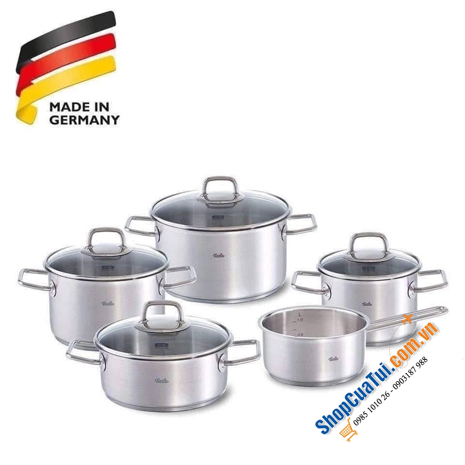 Bộ nồi Fissler Viseo 5 món kèm quánh made in Germany.