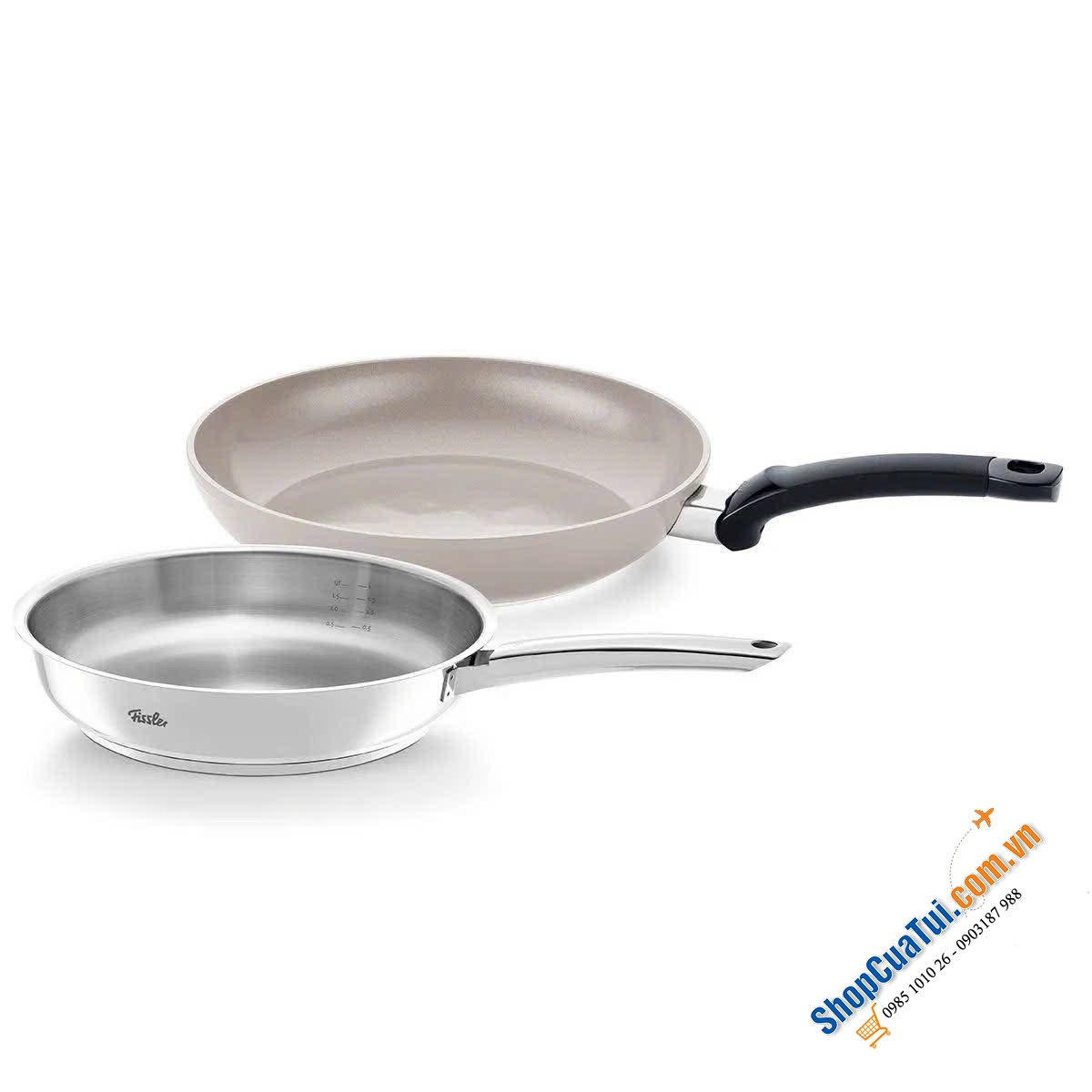 SET 2 Chảo Fissler Ceratal Classic 28cm + Chảo Pure 24cm.