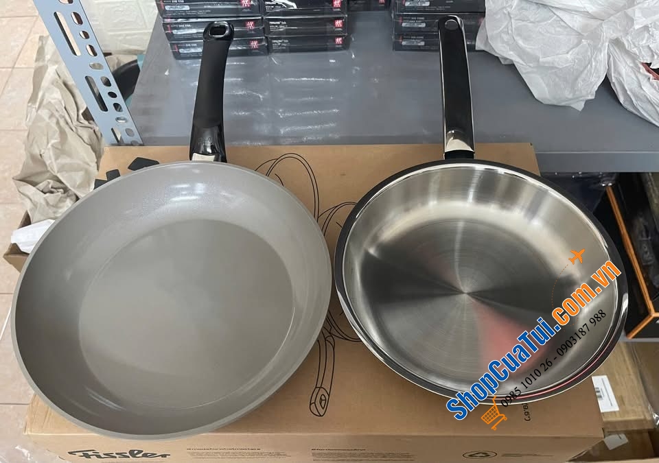 SET 2 Chảo Fissler Ceratal Classic 28cm + Chảo Pure 24cm.