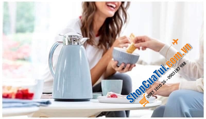 BÌNH GIỮ NHIỆT EMSA CAMPO 1 LÍT - TINH TẾ, ĐẲNG CẤP - Màu xanh ngọc