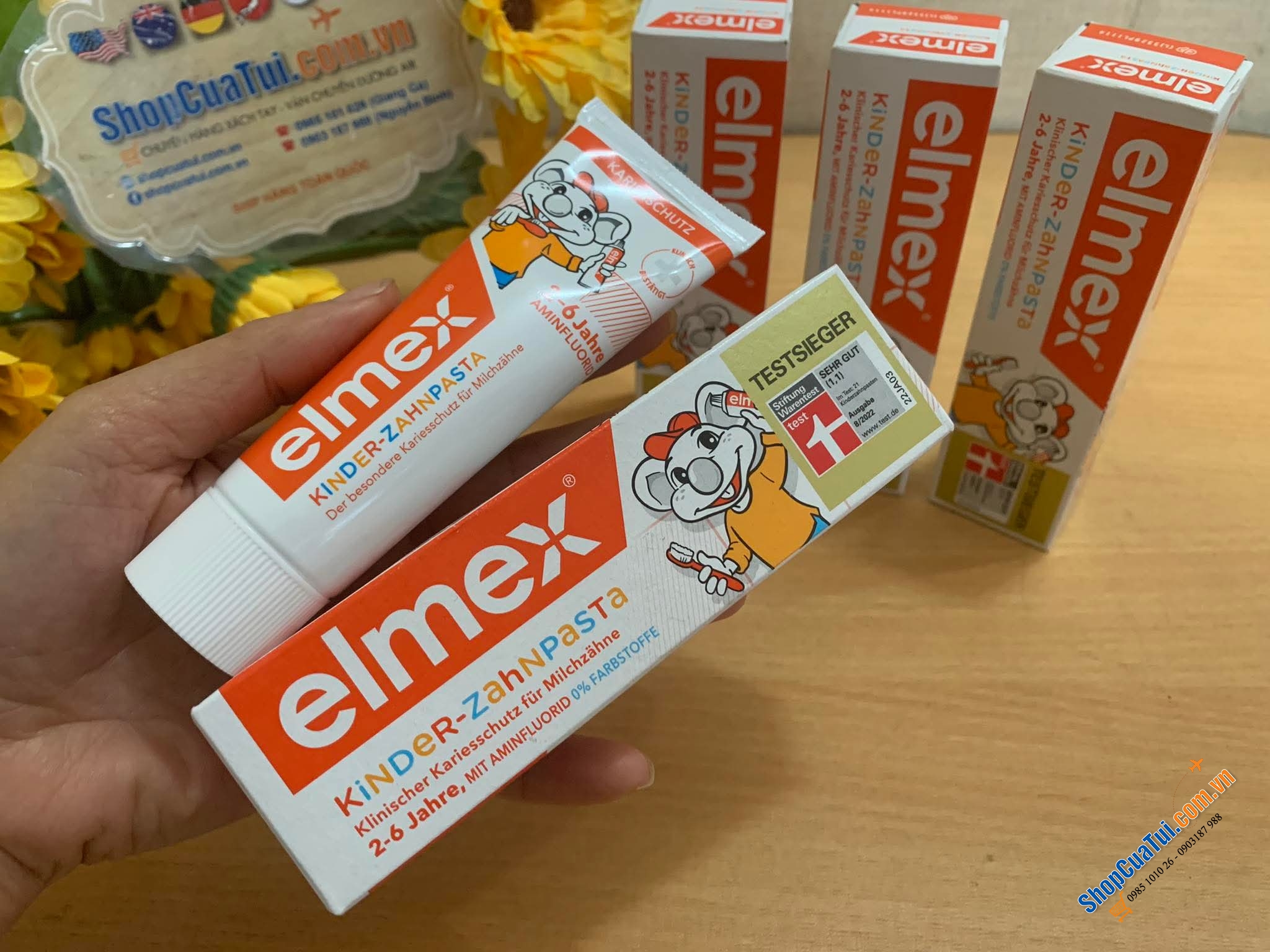 Kem đánh răng ELMEX BABY-ZAHNPASTA 50ml cho bé từ 2 đến 6 tuổi(NUỐT ĐƯỢC)