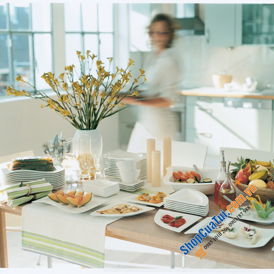 Đĩa Villeroy & Boch NewWave Teller 18 x 15 cm – Định hình nghệ thuật -  made in Germany