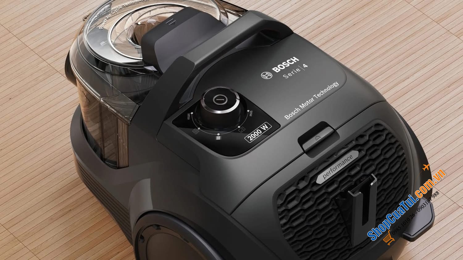 MÁY HÚT BỤI BOSCH BGS21WX100 2000W MÀU ĐEN.