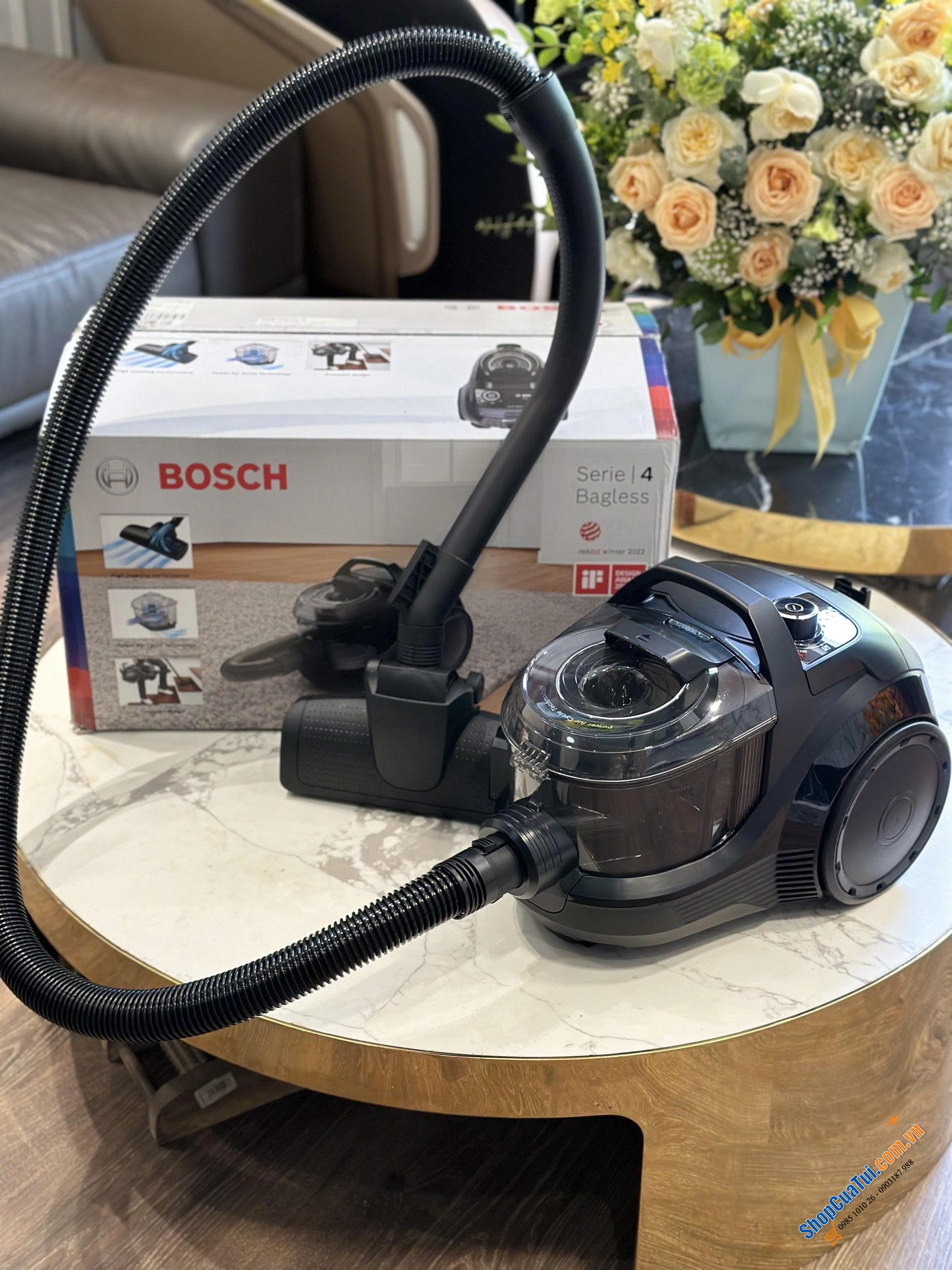 MÁY HÚT BỤI BOSCH BGS21WX100 2000W MÀU ĐEN.