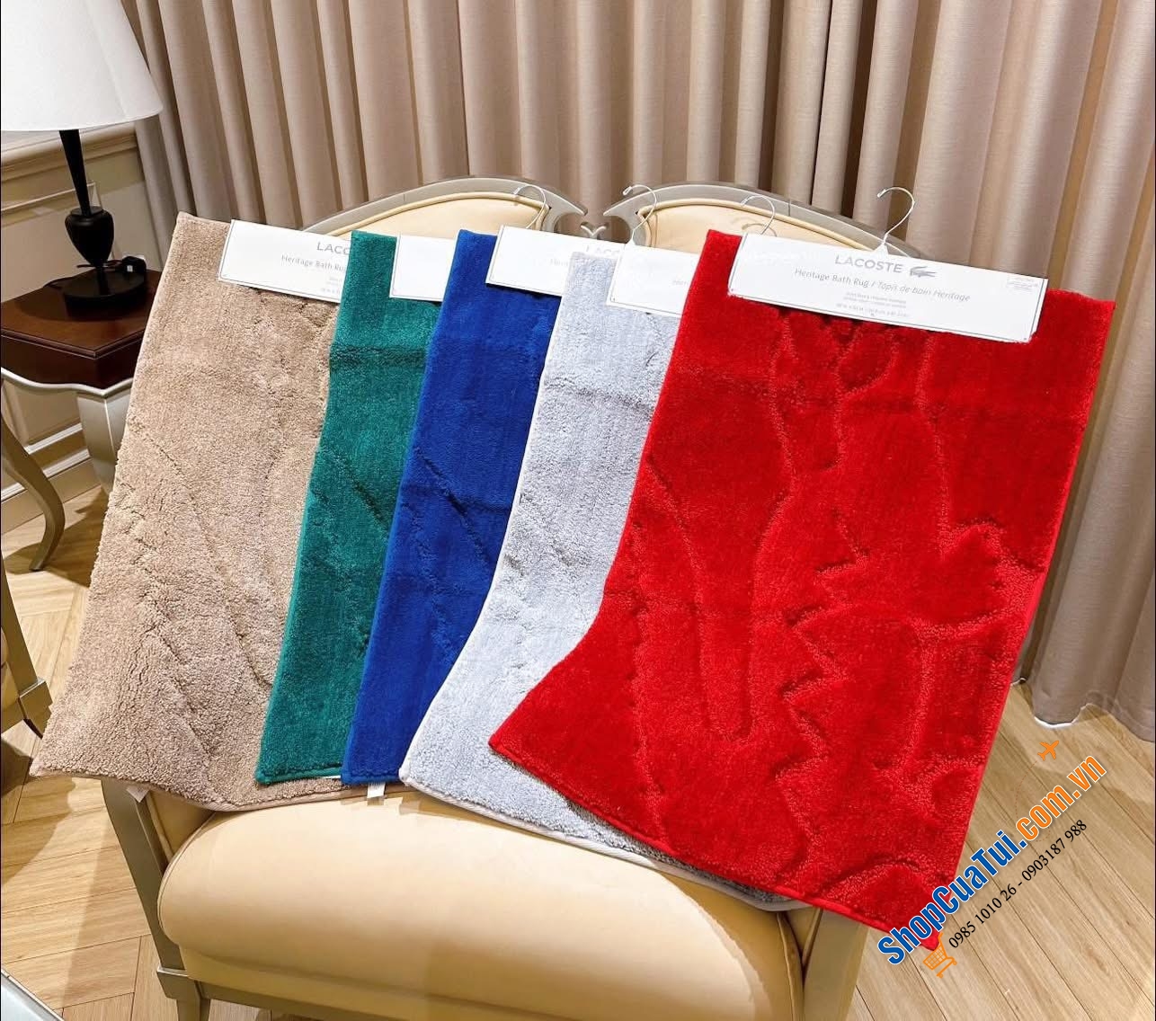 THẢM NHÀ TẮM LACOSTE CỰC SANG.
