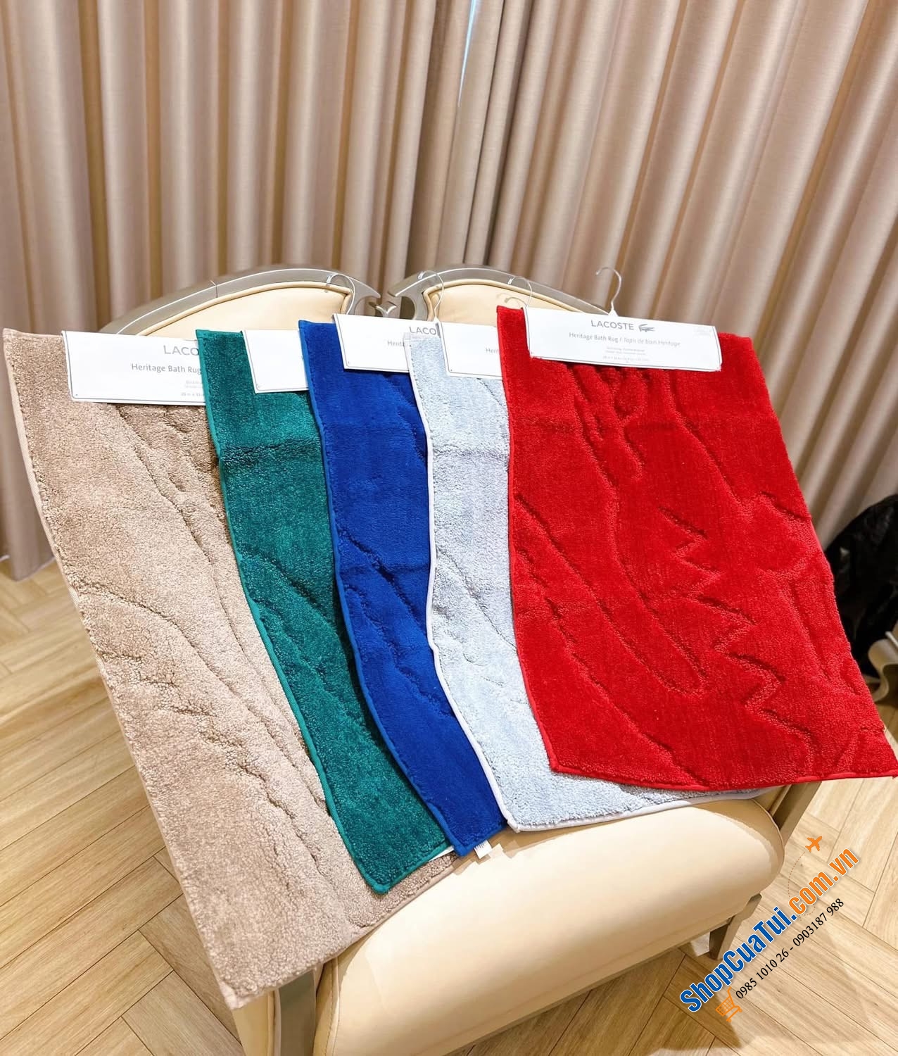 THẢM NHÀ TẮM LACOSTE CỰC SANG.